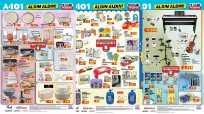 A101 15 Ocak 2026 Perşembe İndirimleri Başlıyor! Yıldız Ürünler Açıklandı
