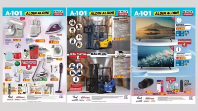 A101'de Yılın Son Fırsatları: 25 Aralık'ta 'Aldın Aldın' Kataloğu Geliyor!