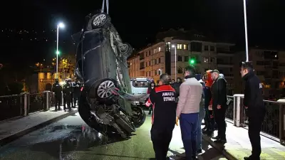 Amasya'da Köprüden Yeşilırmak'a Uçan Otomobil: 1 Ölü, 1 Yaralı
