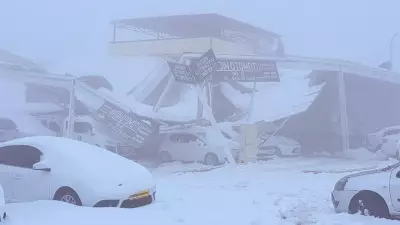 Şanlıurfa'da Kar Yağışı Çatıları Çökertti: 67 Araç Hasar Gördü