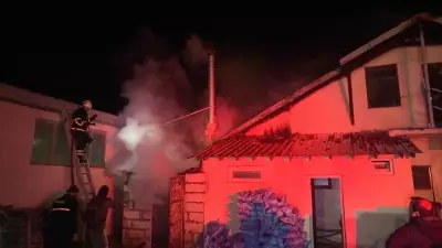 Bilecik'te Mermer Fabrikasında Çıkan Yangın İtfaiye Ekiplerince Söndürüldü