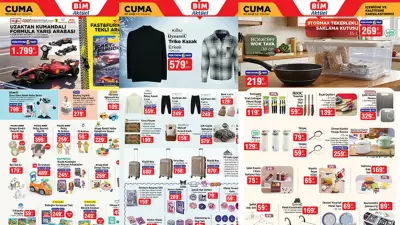 BİM Yeni Yıl Aktüel Kataloğu: 30 Aralık-1 Ocak'ta Wok Tava, Valiz ve Daha Fazlası