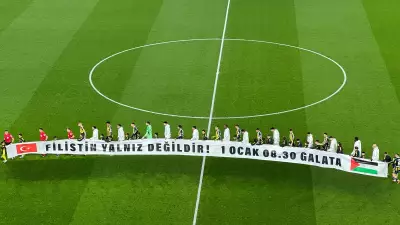 Fenerbahçe ve Beşiktaş'tan Türkiye Kupası'nda Ortak Filistin Mesajı