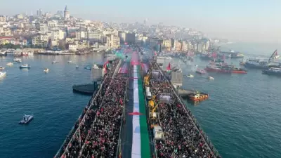 Galata Köprüsü'nde 1 Ocak'ta Gazze için Büyük Destek Yürüyüşü
