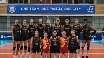 Galatasaray Kadın Voleybol Takımı, CEV Kupası'nda Belçika'da Set Vermeden Galip!