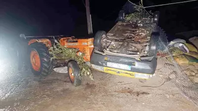 Manavgat'ta Hortum Felaketi: 5 Ev, 13 Sera Yıkıldı, 1 Yaralı