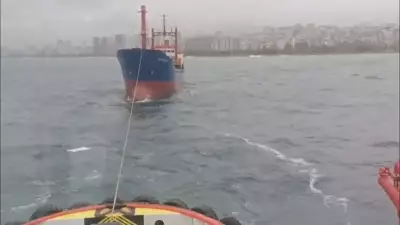 Marmara Denizi'nde Makine Arızasına Yakalanan Kargo Gemisi Kurtarıldı