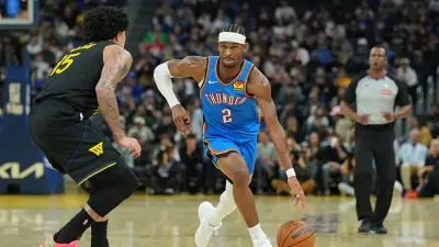 NBA'de Thunder, Warriors'ı 131-94 Farkla Yendi! Gilgeous-Alexander 30 Sayı Attı