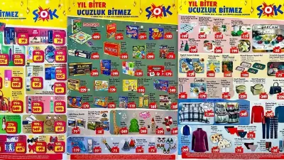 ŞOK'ta Yeni Yıl Fırsatları: 1 Ocak'a Kadar Geçerli İndirimler