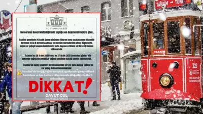 İstanbul'da Kar Alarmı: Valilikten Kritik Hava Uyarısı