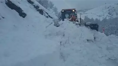 Tunceli'de Çığ Felaketi: Ovacık Yolu Kapanırken Ekipler Hızla Müdahale Etti