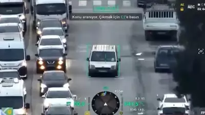 Tuzla'da Drone ile Trafik Magandaları Havadan Tespit Edildi
