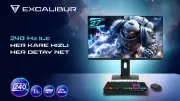 Excalibur'dan Oyun ve Profesyoneller İçin 2K 240 Hz Monitör
