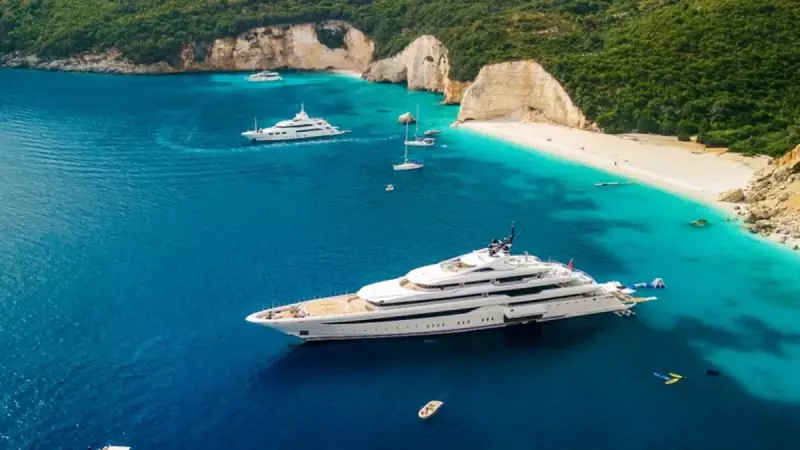 150 Milyon Euro'luk 'Yüzen Saray' Gövde Gösterisi Yaptı! İşte Mega Yatın Şaşırtan Detayları