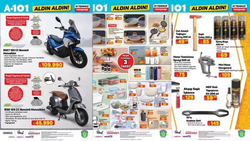 A101'den 31 Temmuz 2025 İndirim Fırsatları: Bu Hafta Hangi Ürünlerde Çılgın Kampanyalar Var?