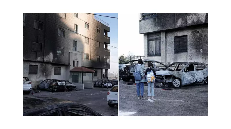 İşgalci İsrail Güçleri Batı Şeria'da Filistinlilere Ait Araçları Ateşe Verdi: Şiddet Tırmanıyor!