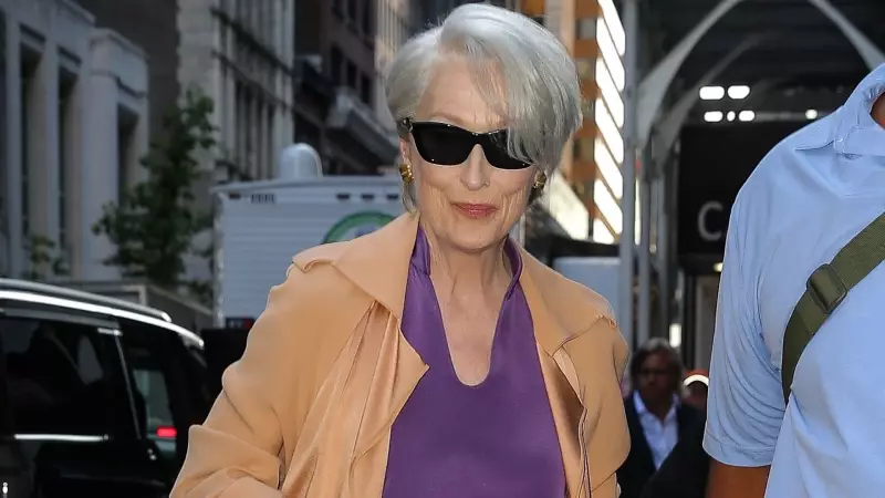 Meryl Streep, 'Şeytan Marka Giyer 2' Setinde Görüntülendi: İkonik Oyuncu Yine Sahne Alıyor!