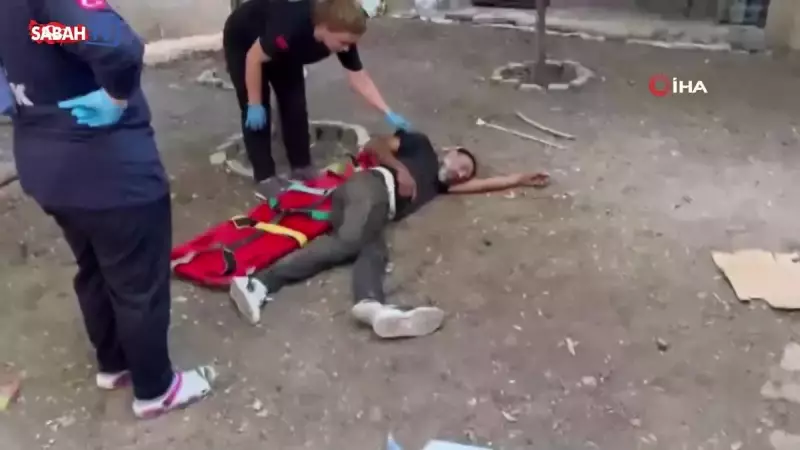 Polisten Kaçarken Damdan Düşen Torbacı: Ayağını Kırdı!