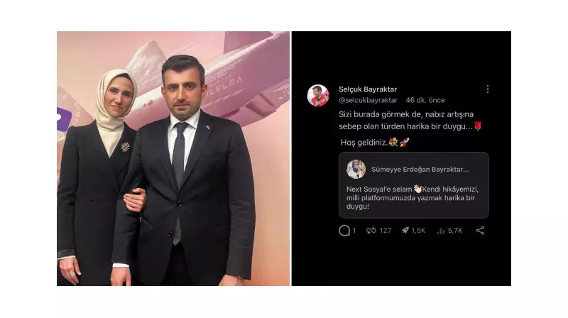 Selçuk Bayraktar'ın Eşiyle Paylaştığı O An! Sosyal Medyayı Sallayan Karşılaşma