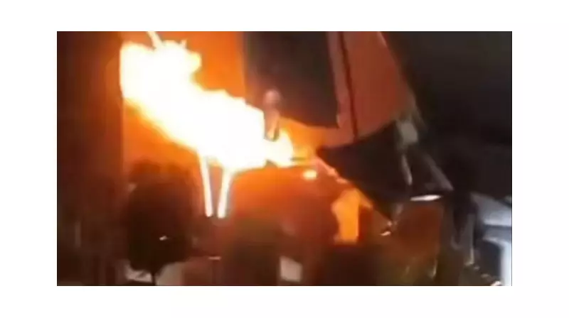 Terasta Mangal Keyfi Bitti: Tüp Patlamasıyla Korku Dolu Anlar!