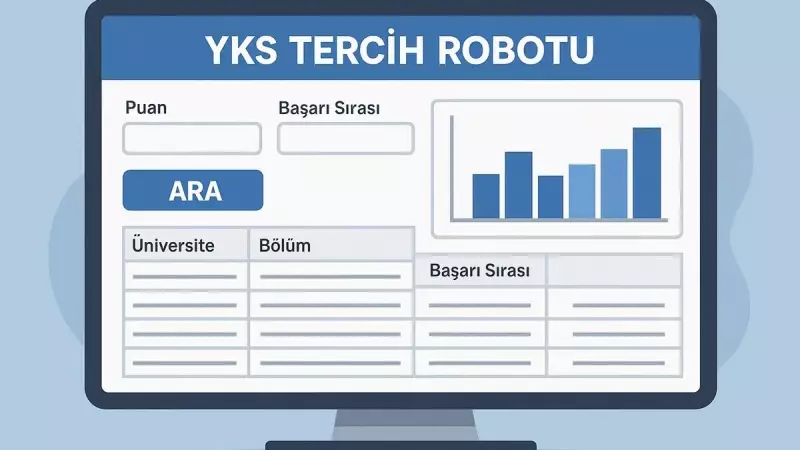 YKS 2025 Tercih Robotu: Taban Puanlar ve Sıralamalar Nasıl Görüntülenir? İşte Adım Adım Rehber!