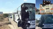 Anadolu Otoyolu'nda Korkunç Kaza: Otobüs Kamyona Çarptı, 7 Yaralı!