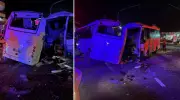 Antalya'da Midibüs Karmaşası: 3 Araç Birbirine Girdi, 6 Kişi Yaralandı!