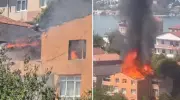 Beykoz'da Çatı Katında Çıkan Yangında Mahsur Kalan 4 Kişi Mucizevi Kurtarıldı!
