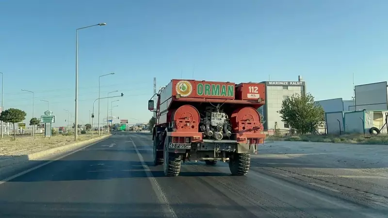 Aksaray'da Orman Yangını: Alevlerin Gölgesinde Kalan Doğa ve Mücadele