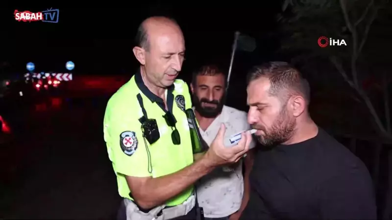 Alkollü Sürücünün 0.50 Promil Sevinci Kameralara Yakalandı: 'İşte Böyle Yakalandım' Dedirten Anlar!