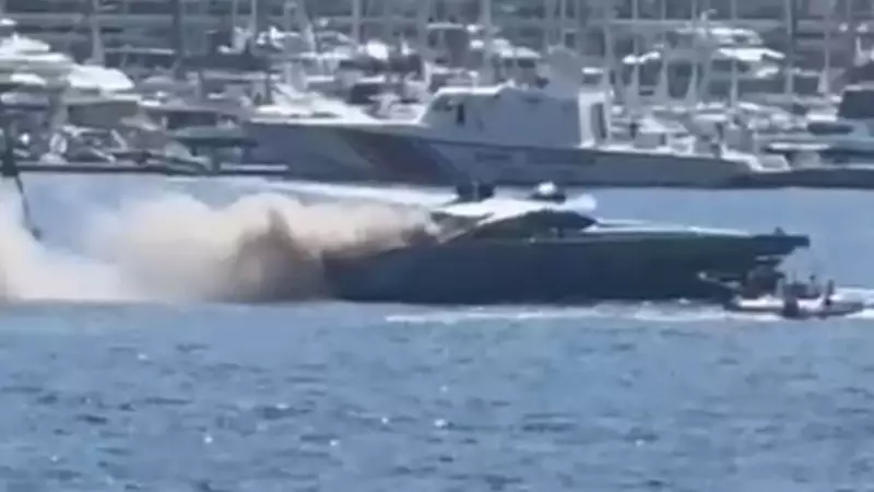 Bodrum'da Lüks Yatta Çıkan Yangın Korku Dolu Anlar Yaşattı!