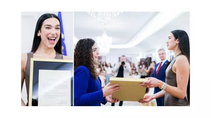 Dua Lipa'ya Kosova'dan Onur Nişanı: Cumhurbaşkanı Osmani'den Sürpriz Karar!