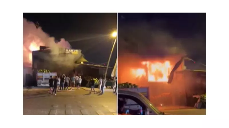 Sof'tan Sıçrayan Alevler İş Yerini Kısa Sürede Küle Çevirdi!