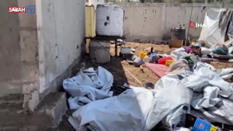 İsrail'in El-Menasra Saldırısı: 200 Ailenin Yaşadığı Kamp Yerle Bir Oldu!