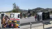Aydın'da Turist Minibüsünde Korkutan Kaza: 7 Yaralı!