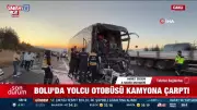 Bolu'da Korkunç Kaza: Otobüs Kamyona Çarptı! Ölü ve Yaralılar Var