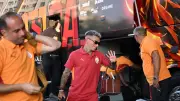 Galatasaray Gaziantep'te Coşkuyla Karşılandı: Taraftar Rüzgarı Esti!