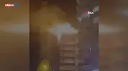 Gaziantep'te 7 Katlı Binada Çıkan Yangın Korku Dolu Anlar Yaşattı!