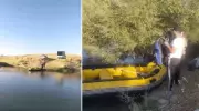 Muş'ta Feci Olay: Üç Kişi Azgın Suların Ortasında Mahsur Kaldı!