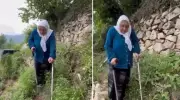 Rize'deki Yaşlı Kadının Zorlu Mücadelesi: Patika Yol İçin Yardım Çağrısı!
