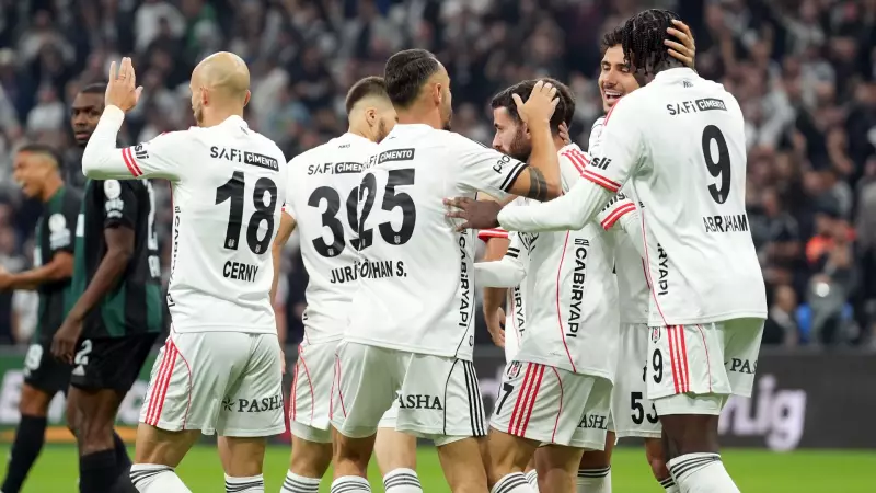 Beşiktaş, Kocaelispor'u 3-1 Mağlup Etti! Siyah-Beyazlılar Fırtına Gibi Esti