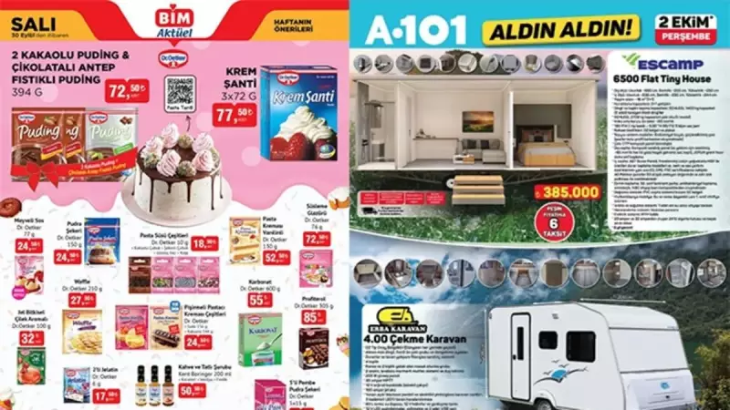 Ekim'in Cazibesi Raflarda! A101 ve BİM'den Nefes Kesen Kampanyalar