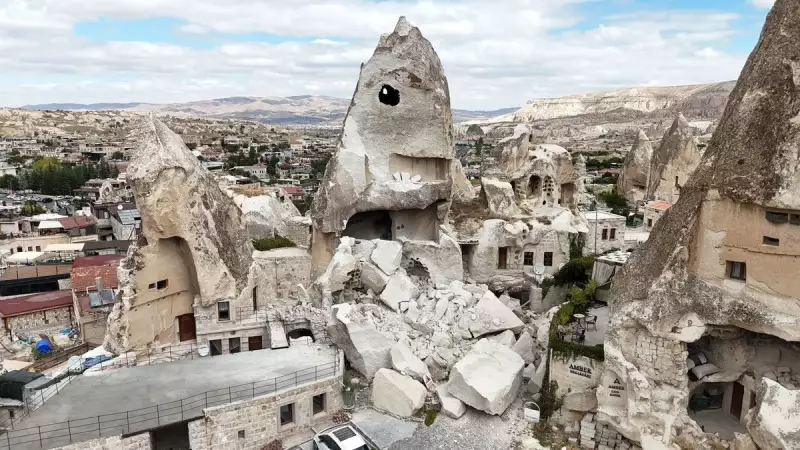Kapadokya'da UNESCO Krizi: Peri Bacası Yıkıldı, Tehlike Çanları Çalıyor!