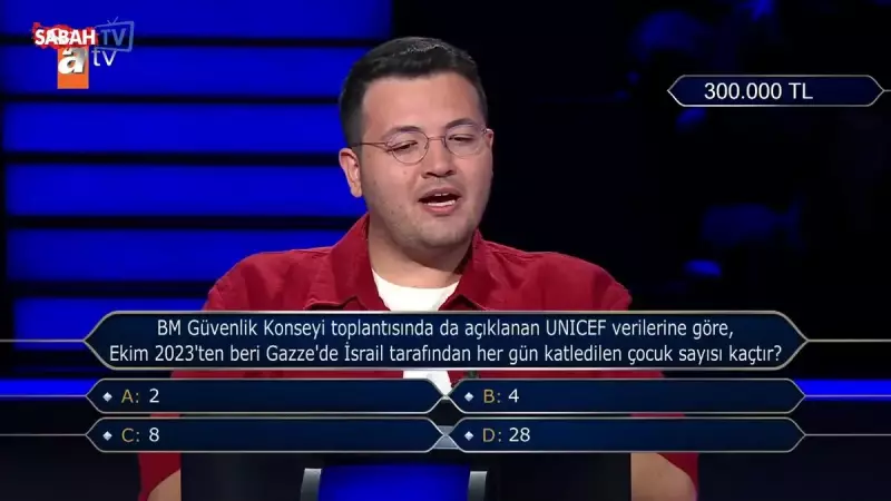 Kim Milyoner Olmak İster'de Gazze Sorusu: Oktay Kaynarca'nın Alkış Istemediği An!
