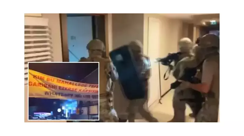 Ümraniye'de Pankartlı Tehdit: Şüpheliler Emniyet'e Takıldı!