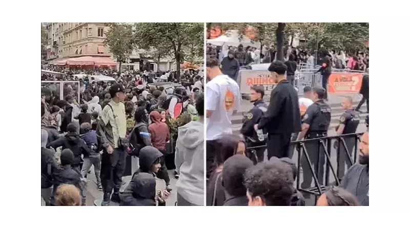 Paris'te Bedava Tavuk Dağıtımında İzdiham: İnsanlar Birbirine Girdi!
