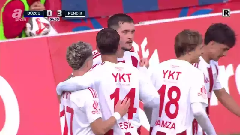 Pendikspor, Düzcespor'u 3-0 Mağlup Etti: Sahanın Hakimi Yeşil-Beyazlılar!
