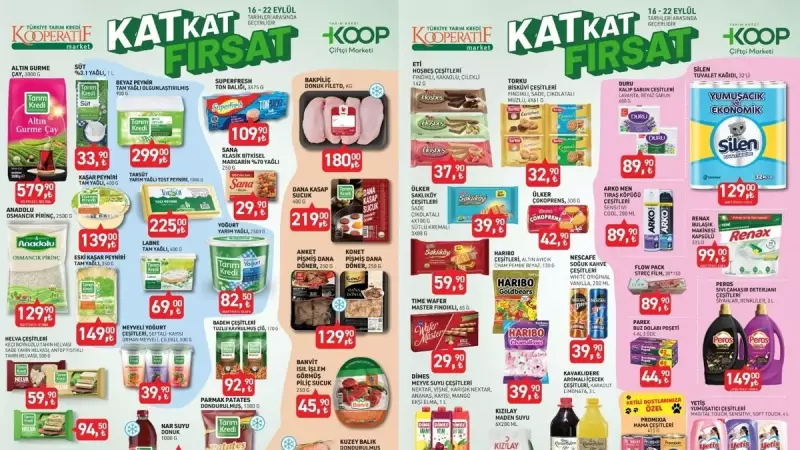 Tarım Kredi Market'te Fırsat Geçidi! Zeytinden Bezelyeye, Deterjandan Bebek Bezine İndirimler 28 Eylül'e Kadar Sürecek