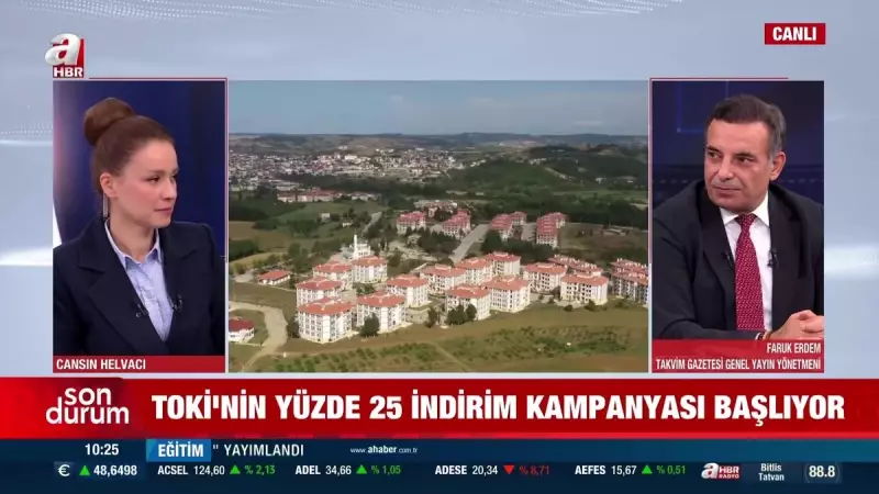 Toki'den Fırsat Geçmesin! Konut ve Arsalarda %25 İndirim Fırtınası Başlıyor