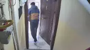 Ankara'da Korkunç Kurye Vakası! Müşterinin Evine Girdi, Kamera Her Şeyi Kaydetti